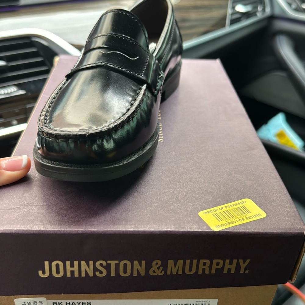 Kids dress penny loafers